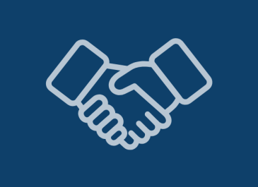 Illustration of a handshake