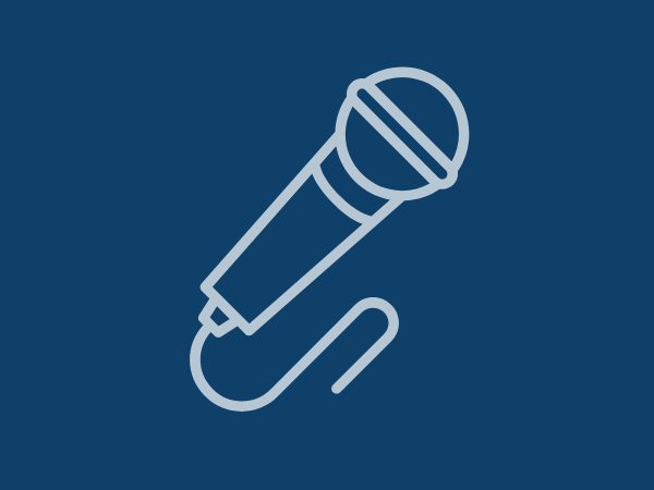 Illustration of a microphone 