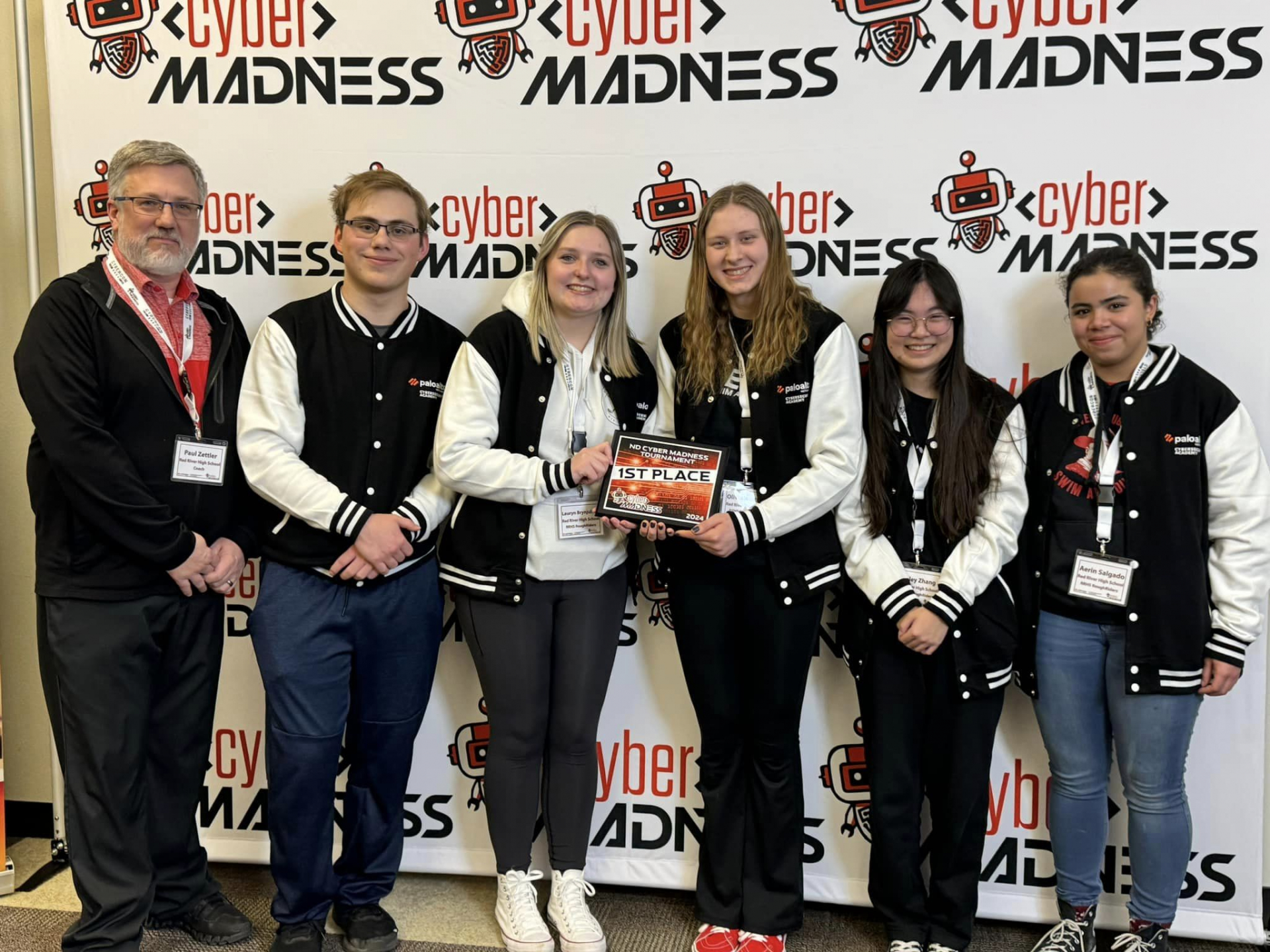 2024 cyber madness high school tournament 1st place winners Red River High School - Team RRHS RoughRiders