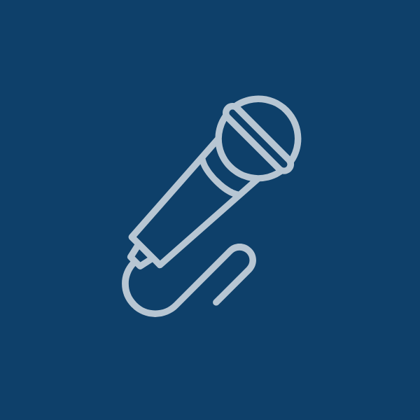 Illustration of a microphone 