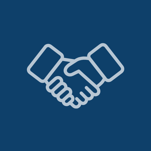 Illustration of a handshake